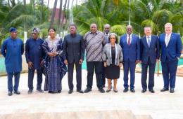 Former President Uhuru Kenyatta In Togo.